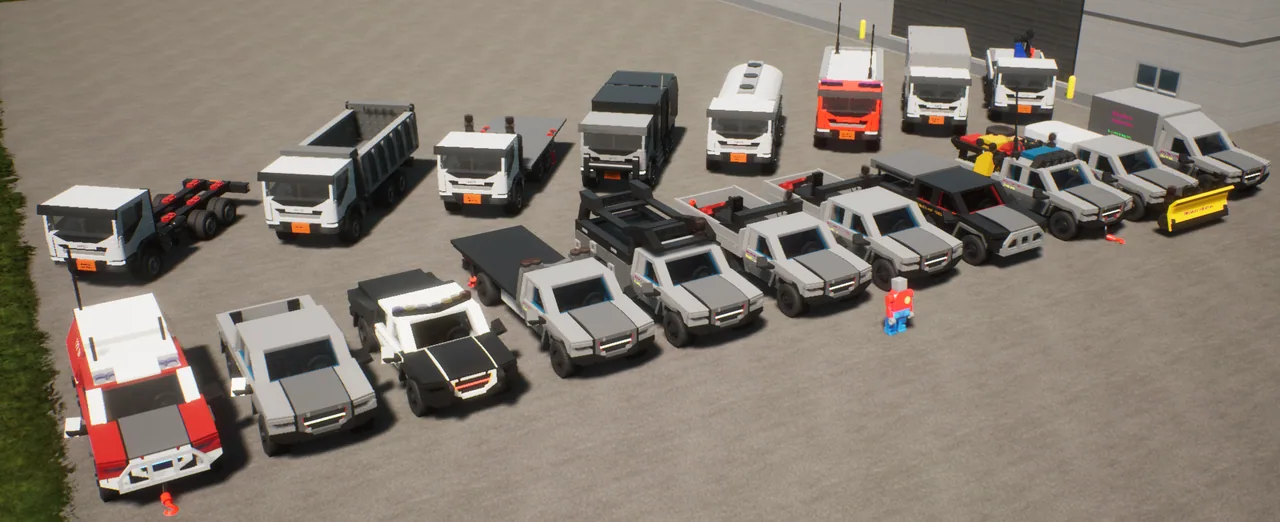 Made only 2 new vehicles this last month, but how gosh so many variants ! — постройка сообщества Brick Rigs