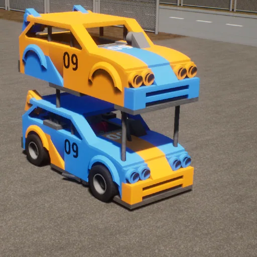 Double decker car. In workshops near you soon. — постройка сообщества Brick Rigs