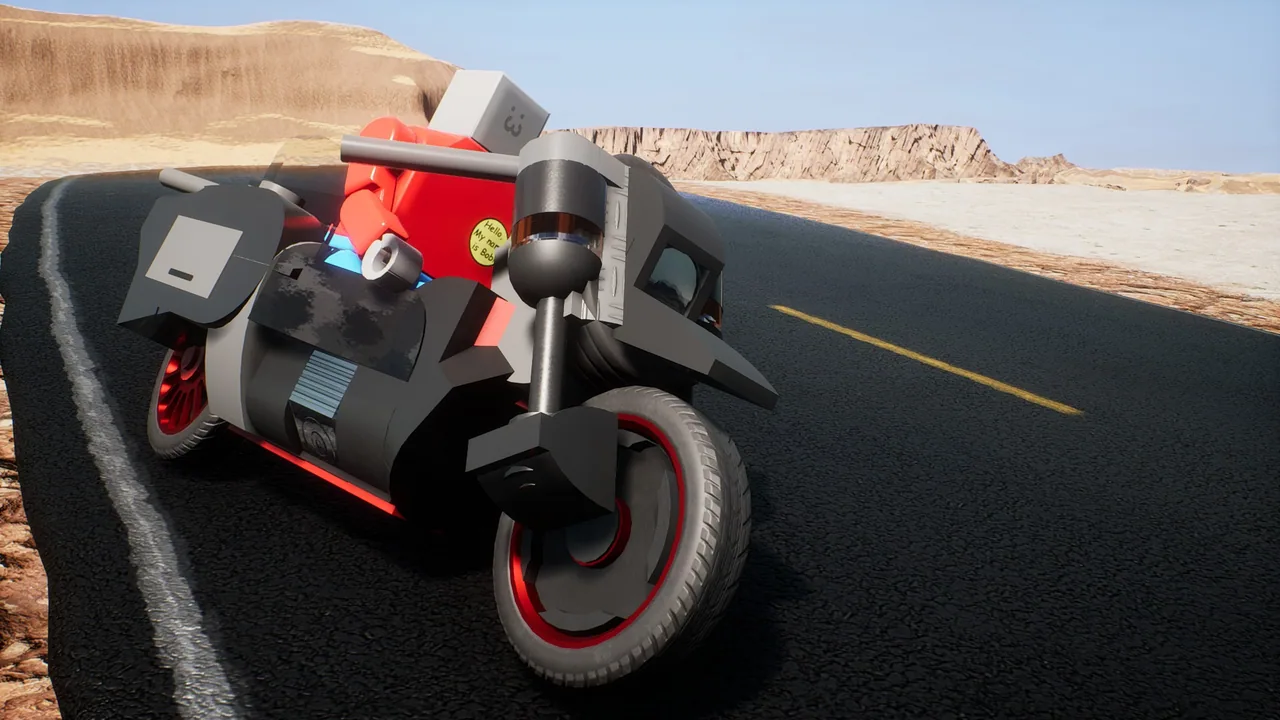 I made a working bike! Works amazingly well! — постройка сообщества Brick Rigs
