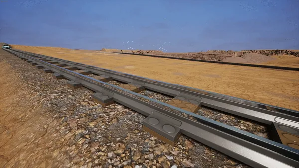 Made a new speed train (That goes even faster without derailing)! — постройка сообщества Brick Rigs