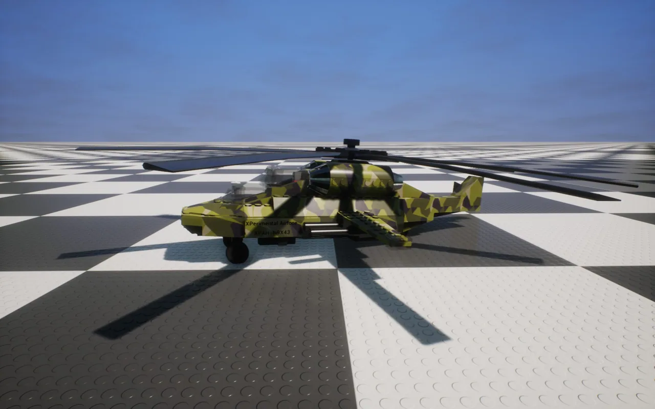 My first attack helicopter — постройка сообщества Brick Rigs